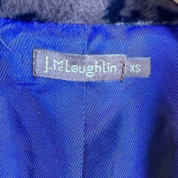 J. McLaughlin Faux Fur Cheetah Print Jacket XS NWOT - Picture 3 of 5